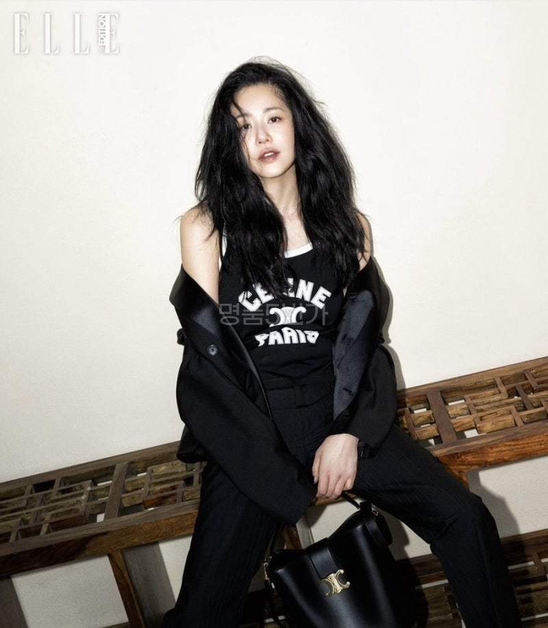 셀린느 미디움 루이즈백 (블랙, 브라운 상품 이미지 3